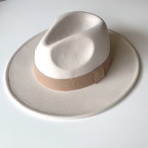 Cream Felt Hat